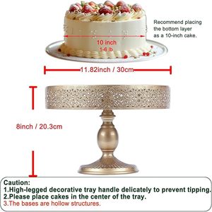 Stylish Eco-friendly Stainless Steel Cake Stand for <b>Dessert</b> Display Traditional Design for Parties and Special Events - Product Image 2