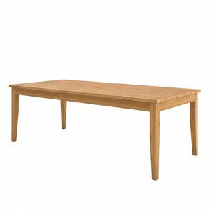 Mesa de Comedor Rectangular Moderna de Teca Sólida Premium al por Mayor, Diseño de Cuatro Patas, Muebles para el Hogar, 4 Plazas, para Hotel o Restaurante - Product Image 2