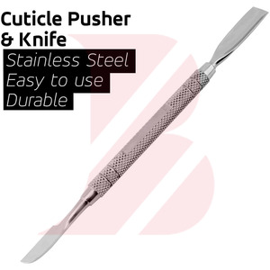 Professional Cuticle Pusher Sharp Blade Dead Skin Remover Stainless Steel Nail Scraper Manicure Tool for Salon Use - Product Image 5