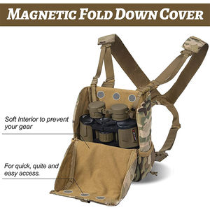 Chalecos de Caza Camo Naranja Resistentes al Viento con Señalización Calibre 20 para Hombre, Chaleco Personalizado Impermeable para Caza de Aves - Product Image 4