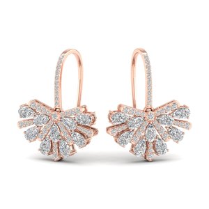 ผู้ผลิต REYES ต่างหูแบบห่วงประดับเพชรโมอิสซาไนต์ ทอง 14K 18K ราคาขายส่ง เครื่องประดับผู้หญิง งานแต่งงาน เครื่องประดับชั้นดีสำหรับเธอ - Product Image 1