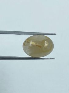 Natural <b>Golden</b> <b>Rutilated</b> <b>Quartz</b> Faceted <b>Quartz</b> Gemstone Loose Stone 8.05Cts For Jewelry Making - Product Image 3