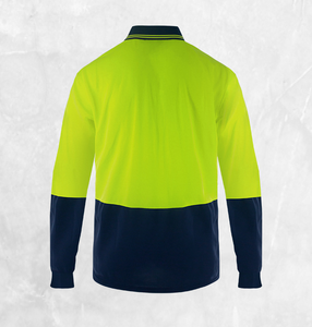 Ropa de Trabajo Personalizada con Logotipo, Cuello Alto de Algodón, Cómoda, con Parches de Colores, Manga Larga, para Hombre - Product Image 4