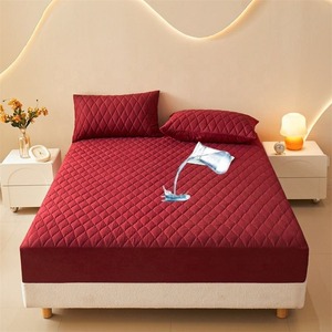 Quilted Anti-Slip Mattress Protector Hypoallergenic <b>Waterproof</b> Eco-Friendly Luxury Cotton Mattress Protector - Product Image 1