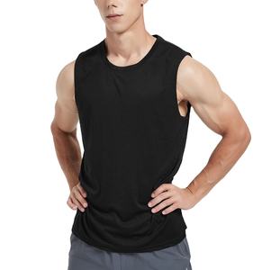 Camiseta sin Costuras para Maratón para Hombre, Ligera, Transpirable, de Poliéster, con Tirantes, de Buena Calidad, para Gimnasio y Deportes - Product Image 1