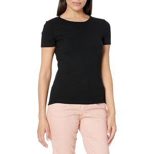 Camisetas de Algodón Lisas Personalizables para Mujer, Camisetas Casuales Suaves y Transpirables de Manga Corta para Verano, Proveedor Mayorista - Product Image 1