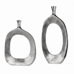 Florero Decorativo de Metal y Aluminio para Centros de Mesa en Oficina y Sala de Estar a Precios Increíbles - Product Image 1