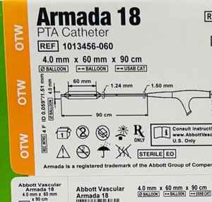 Catéter PTA ARMADA 18, Manual, para Uso Hospitalario, con Certificación CE - Product Image 3