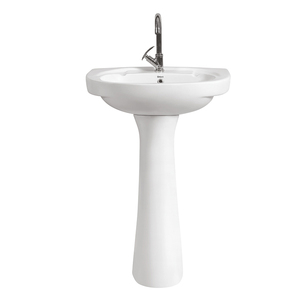 Nouvelle arrivée en stock de sanitaires de qualité assurée fabriqués en Inde, lavabo en céramique durable de couleur blanche pour usage domestique - Product Image 1