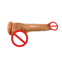 Juguete Sexual Portátil a Prueba de Agua, Duradero, Inodoro, Estimulante, Realista, Suave, Manual, Pene Artificial Largo de Silicona, a Precio Razonable