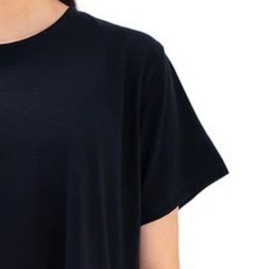 T-shirt noir Everlite pour homme, t-shirt décontracté de qualité supérieure, col rond classique, manches courtes, coupe régulière, léger, respirant, t-shirt basique Mod - Product Image 3
