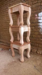 Luxury Wooden Ottoman Foot Stool with Soft <b>Cushion</b> Upholstered Seat Modern Home Furniture Footrest <b>Bench</b> - Product Image 6
