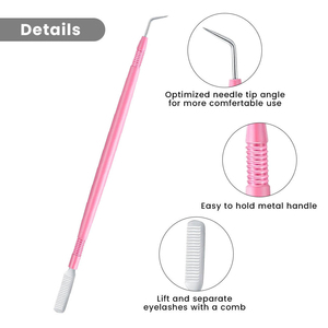 Outil de lifting des cils en acier inoxydable de qualité supérieure, instrument de beauté pour l'entretien et le soin des cils - Product Image 6