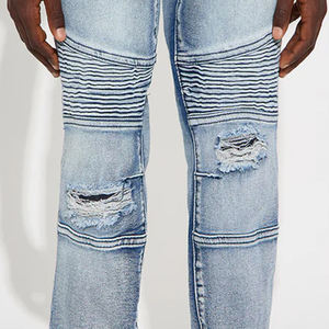 กางเกงยีนส์เด็กทรงตรงคุณภาพสูง ปิดด้วยซิปและกระดุมเพื่อความสะดวกสบาย พร้อมโลโก้สั่งทำพิเศษ รุ่น 2026 ดีไซน์ทนทาน - Product Image 4