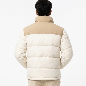 Veste matelassée pour homme, tissu extérieur résistant, isolation thermique, panneaux matelassés, fermeture éclair intégrale, poches fonctionnelles, vêtements d'hiver - Product Image 2
