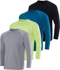 Camisetas de buceo de manga larga de poliéster/spandex transpirables, anti-UV y de alta calidad, de compresión y secado rápido. - Product Image 5