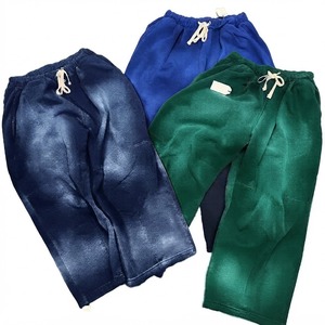 Pantalon de survêtement décontracté pour homme, taille élastique, cordon de serrage, poches, coton mi-lourd respirant, style automne, vert, bleu marine - Product Image 1