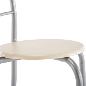 Set da Pranzo in PVC Naturale con Un Tavolo e Due Sedie - Product Image 6