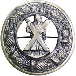 Broche de Kilt Antiguo de 3 Pulgadas con Diseño de Cuadros St. Andrew, Venta al por Mayor de Fábrica, Tradicional Escocés 2026 - Product Image 2