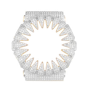 Kit de modification de montre GA2100 personnalisé, boîtier en métal de luxe serti de pierres, style CasiOak, ensemble de mise à niveau en acier inoxydable pour hommes, montre gshok - Product Image 5