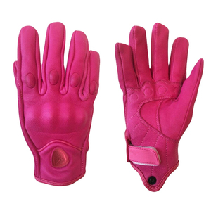 Guantes de Cuero Rosa para Motociclismo, Protección Completa para los Dedos, Protección para los Nudillos, para Ciclismo, Motocicleta, Verano, Color Personalizado, para Hombre, para Actividades al Aire Libre - Product Image 2
