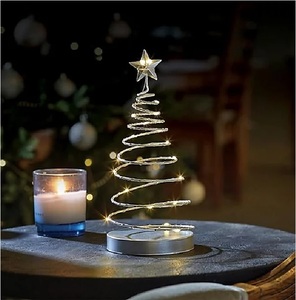 <b>Gold</b> Christmas Tree Cutout Metal Candle Holder Brass Cylinder Home Decoration Heat Resistant <b>Lantern</b> - Product Image 4