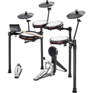 ชุดกลองไฟฟ้า Nitro Max 8 ชิ้น รุ่นขายดี พร้อมหนังกลองแบบตาข่ายและบลูทูธ - Product Image 1