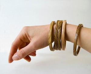Handmade Oure Wood Bangle For Women Luxury Wooden Bangles - Product Image 1