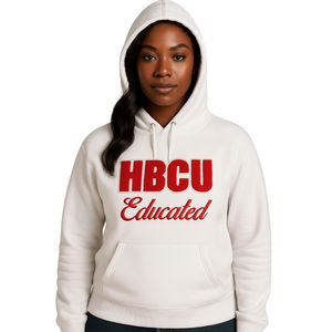 Sudadera con Capucha DST Blanca para Hombres, Bordado Chenille, Sororidad Griega Delta Divine Nine, Sudadera Personalizada - Product Image 1