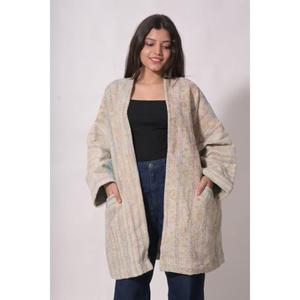 Chaqueta Bohemia de Invierno para Mujer, Acolchada, Hecha a Mano, Ecológica y Transpirable, de Algodón Indio Kantha, Estilo Vintage, Marca SR Exports - Product Image 2