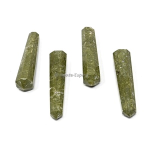 2024 Nouvelle collection Pyrite Double Point Terminé Point Cristal points double terminaison guérison cristal pierre point - Product Image 1