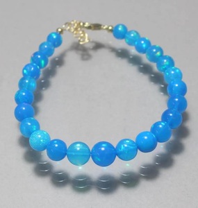 Ethiopian Opal <b>Stone</b> Beads 5-8mm MM Smooth Round 8 Inches/16 Inch Loose Gemstones Color Play For <b>Bracelet</b> - Product Image 1