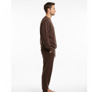 Conjunto Deportivo Informal para Hombre, con Capucha, Color Sólido, Manga Larga, con Bolsillos Laterales, Peso Medio, 100% Algodón, para Otoño - Product Image 3