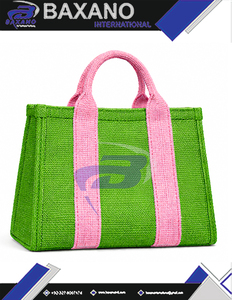 Sac fourre-tout en jute résistant à l'eau Alpha Kapa Alpha AKA Sorority avec fermeture éclair, élégant sac à main à lettres grecques pour les membres de la sororité AKA - Product Image 5