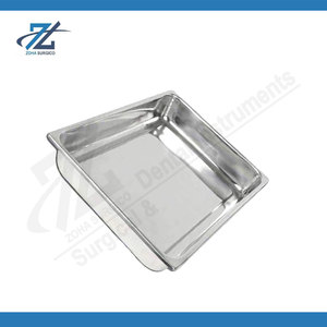 Plateau porte-instruments médical, chirurgical et dentaire en acier inoxydable de haute qualité, plateau de stérilisation professionnel pour laboratoire et clinique, Pakistan - Product Image 2