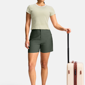 Shorts de golf respirants pour femmes, haute qualité, dernière conception, taille haute boutonnée, pour activités estivales en extérieur - Product Image 5