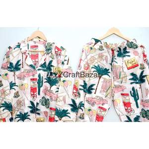 Women's Vintage Floral Printed Cotton <b>Pyjama</b> Set with Long Sleeves Plus Size <b>for</b> <b>Summer</b> & Winter Wear - Product Image 6