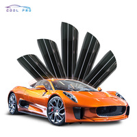 Film teinté pour vitres de voiture 85% VLT PET 2mil 1.52*30m auto-adhésif haute définition bleu clair isolant thermique anti-UV