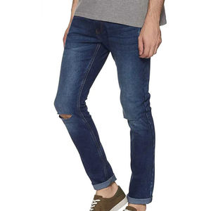 Pantalones de mezclilla para hombre, de nueva llegada, a la moda, transpirables, con lavado desgastado, corte recto, personalizados, estilo streetwear - Product Image 2