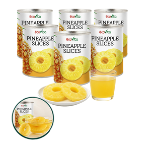 Prix compétitif, norme internationale, usine au Vietnam, ananas en conserve dans son jus naturel, approvisionnement en vrac - Product Image 1
