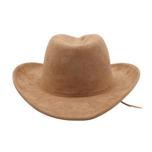 Chapeaux en imitation daim personnalisés en gros pour enfants et chapeaux fedora de cowboy pour garçons et filles - Product Image 3