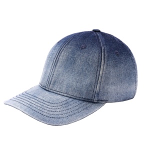 หมวกเบสบอล unisex หมวกกีฬาขั้นพื้นฐาน6แผงสไตล์วินเทจผ้าเดนิมโพลีเอสเตอร์ซักล้างได้สำหรับผู้ชายและ2025 - Product Image 1