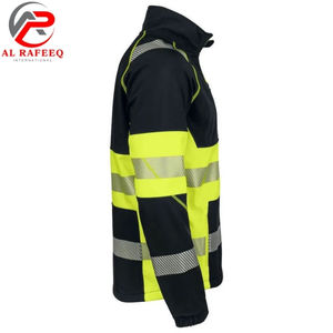 Chaqueta Softshell de Alta Visibilidad y Calidad Superior, Impermeable, de Poliéster, Ropa de Trabajo de Seguridad con Logotipo Personalizable 2026 para Hombre, Corte Ajustado - Product Image 5