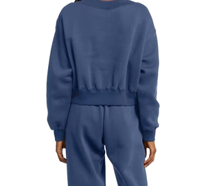 Conjunto Deportivo de 2 Piezas para Mujer, Corte Regular, Top Corto, Transpirable, Impermeable, 100% Algodón, Pakistán, Venta al Por Mayor 2026 - Product Image 3