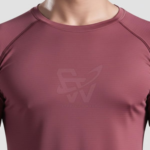 <b>Men</b> Active Gym Wear T-Shirt <b>Stretch</b> Performance Sports Tee For Workout Training Running Fitness And Casual Wear - Product Image 4