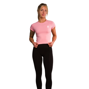 Camiseta Deportiva para Mujer, Manga Corta, Ajuste Elástico, Tela Suave y Ligera, Ropa Deportiva Informal para el Día a Día, Ropa de Gimnasio - Product Image 4