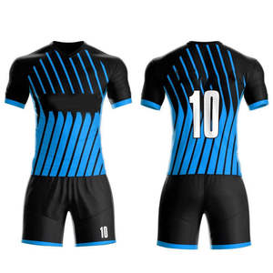 Conjunto de Uniforme de Fútbol Personalizado para Hombre, Transpirable, de Secado Rápido, Ropa Deportiva de Poliéster con Logotipo Sublimado - Product Image 3