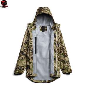 Veste de chasse d'hiver à capuche camouflage haut de gamme, imperméable, coupe-vent, chaude, softshell, camouflage personnalisé pour hommes - Product Image 2