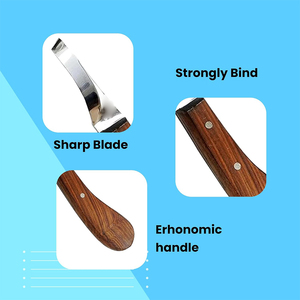 Outils de toilettage pour chevaux, lames en acier inoxydable, instruments vétérinaires, couteaux à sabots, produit le plus vendu, couteau à sabots à faible MOQ - Product Image 2