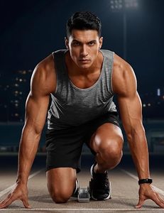 Custom <b>Men</b>’s Cropped Tank <b>Top</b> Factory | Wholesale Sleeveless Gym Fitness Workout <b>Crop</b> <b>Tops</b> for <b>Men</b> | Custom Logo OEM ODM Private - Product Image 3